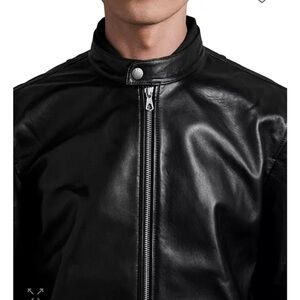 Rag & Bone ICONS Archive Cafe Leather Racer Jacket